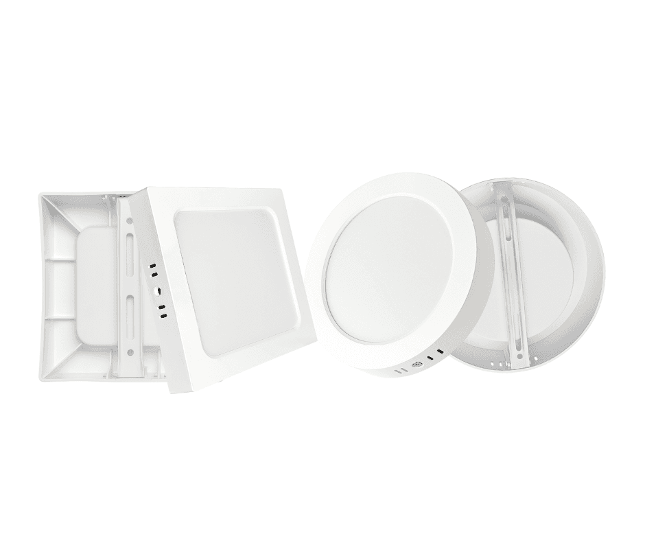 IGNIS Series PP LED Surface Panel Lights Round/Square